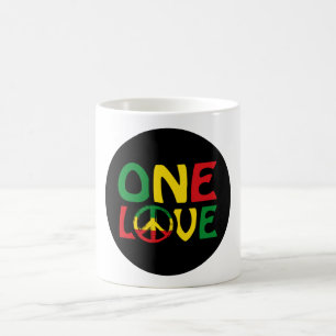 One Love, Reggae design Coffee Mug