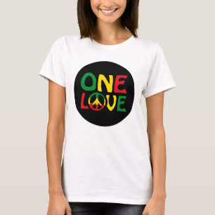 One Love, Reggae design T-Shirt