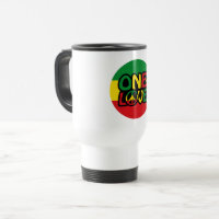 One Love, Reggae design with reggae colors