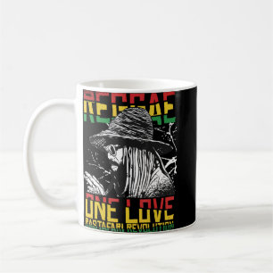 One Love Reggae Music Heartbeat Rastafari Rasta  Coffee Mug