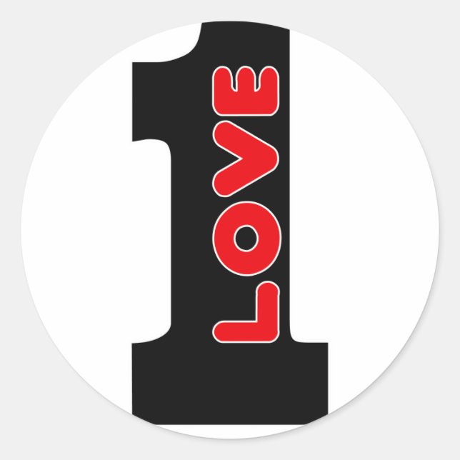 One Love Sticker (Front)