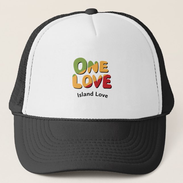 One Love Trucker Hat (Front)