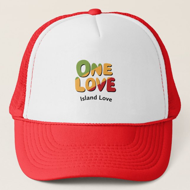 One Love Trucker Hat (Front)