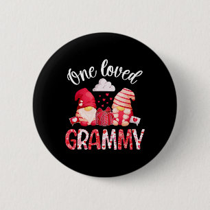 One Loved Grammy Valentine Grammy Grandma Valentin 6 Cm Round Badge