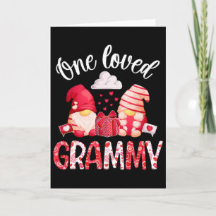 One Loved Grammy Valentine Grammy Grandma Valentin Card