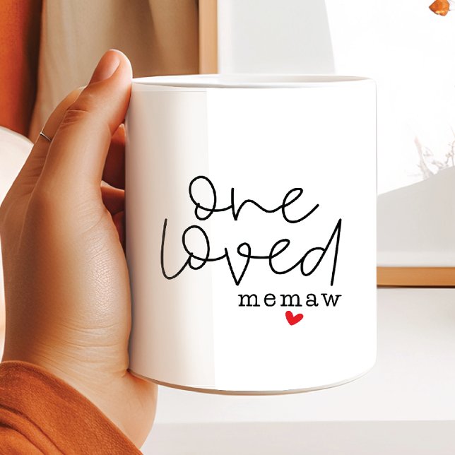One Loved Memaw Mug Gift (Creator Uploaded)