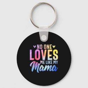 One loves like mama - mother's day son and daughte key ring