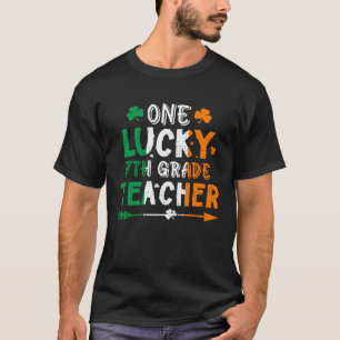 One Lucky 7th Grade Teacher St Patricks Day Irish T-Shirt