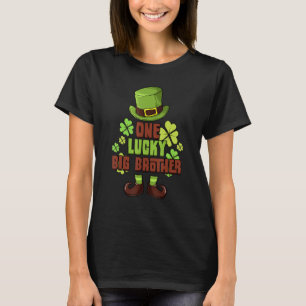 One Lucky Big Brother Laprechaun St Patricks T-Shirt