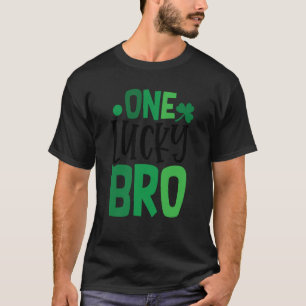 One Lucky Bro C Shamrock Irish Ireland T-Shirt