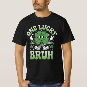 One Lucky Bruh Shirt – Funny St Patrick’s Day Clov