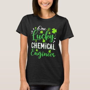 One Lucky Chemical Engineer Shamrock Hat St Patric T-Shirt