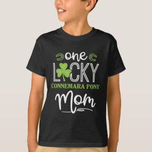 One Lucky Connemara Pony Horse Mum Irish Horseback T-Shirt