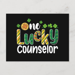 One Lucky Counsellor School St Patrick's Day Postcard