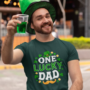 One Lucky Dad - Festive St. Patrick's Day for Luck T-Shirt