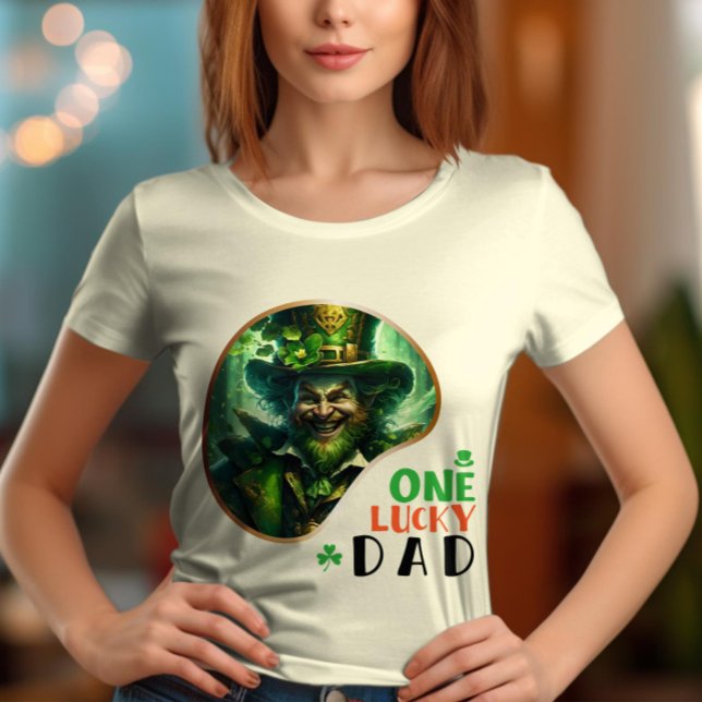One Lucky Dad - Irish Step Dancing T-Shirt (Creator Uploaded)