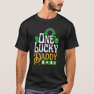 One Lucky Daddy St Patricks Day Irish Shamrock T-Shirt