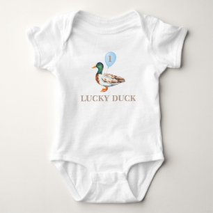 One Lucky Duck Baby Bodysuit