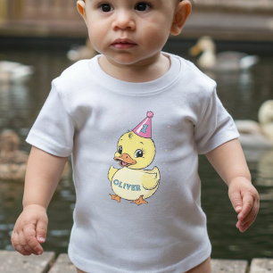 One Lucky Duck Birthday Kids 1st Toddler T-Shirt
