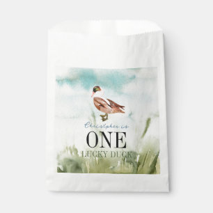 One Lucky Duck Field Boy 1st Birthday Favour Bags