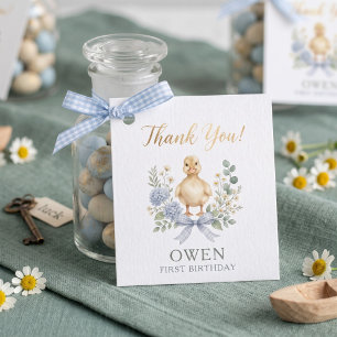 One Lucky Duck First Birthday Thank You Favour Gif Tags