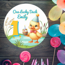 One Lucky Duck Girl 1st Birthday Party 