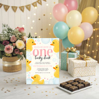 One Lucky Duck Girl's First Birthday Party