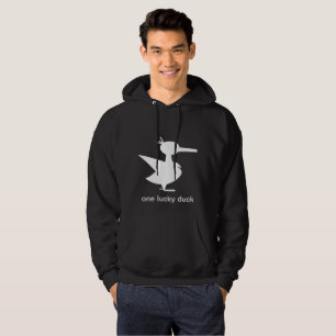 One Lucky Duck Hoodie (with text!)
