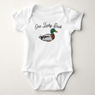 One Lucky Duck mallard bodysuit