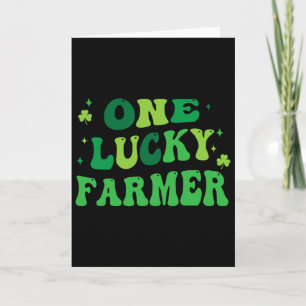One Lucky Farmer Funny St. Patrick's Day  Card