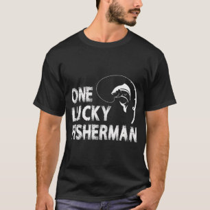 One Lucky Fisherman Fishing T-Shirt
