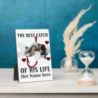 One lucky fisherman matching couple fish photo