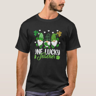 One Lucky Gnomes Teacher - St Patricks Day Gnomes T-Shirt