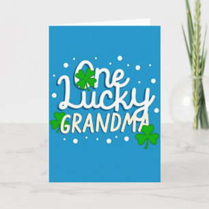 One Lucky Grandma Card
