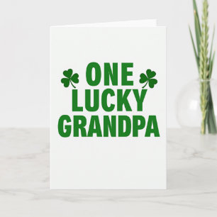 One Lucky Grandpa Card