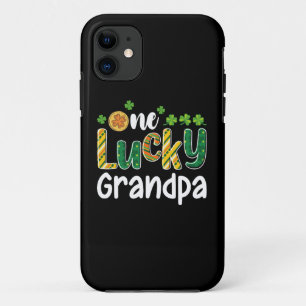 One Lucky Grandpa Matching Family St Patrick's Day iPhone 11 Case