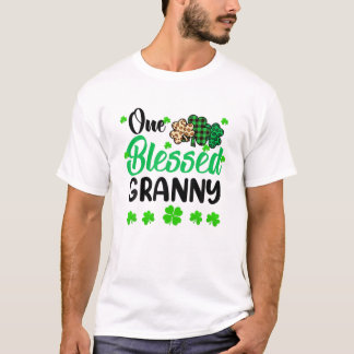 One Lucky Granny Clover St. Patrick's Day Irish T-Shirt