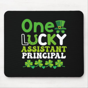 One Lucky Istant Principal St Patricks Day Mouse Mat