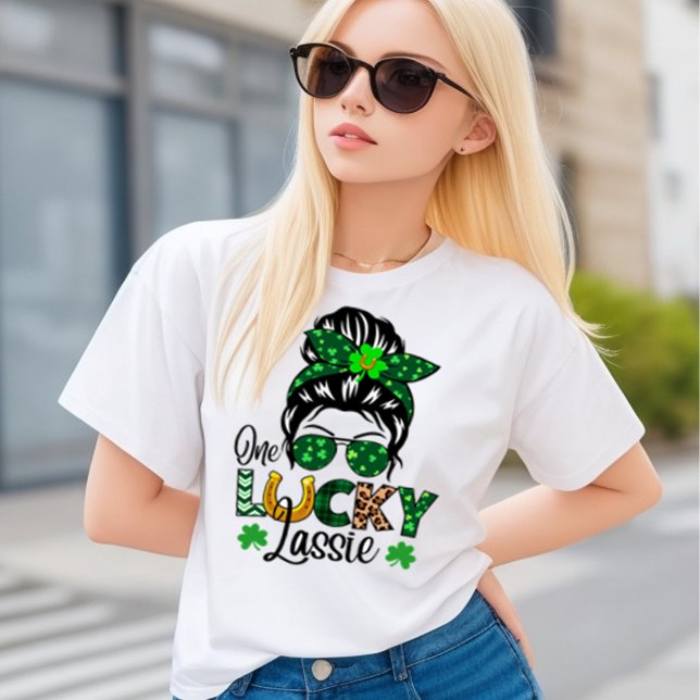 One Lucky Lassie St. Patrick's T-Shirt (Creator Uploaded)