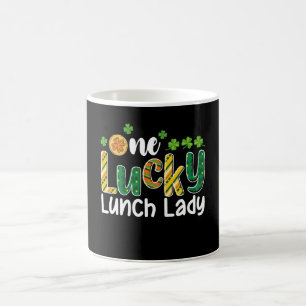 One Lucky Lunch Lady School St Patrick's Day Coffee Mug