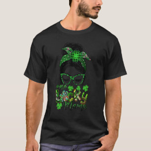 One Lucky Mama Green C Girl T-Shirt