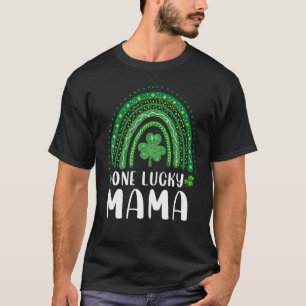 One Lucky Mama Rainbow Saint Patricku2019s Day Iri T-Shirt
