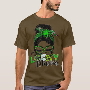 One Lucky Mama St Patricks Day Mum Mother Shamrock T-Shirt