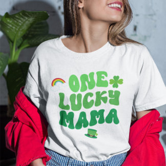 One Lucky Mama St. Patrick's Day Shamrock Women's T-Shirt