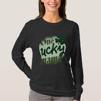 One Lucky Mama St. Patricks Day Womens C  T-Shirt