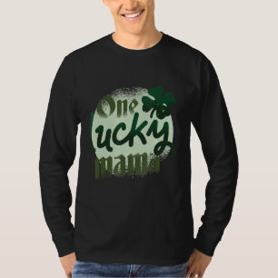 One Lucky Mama St. Patricks Day Womens C T-Shirt