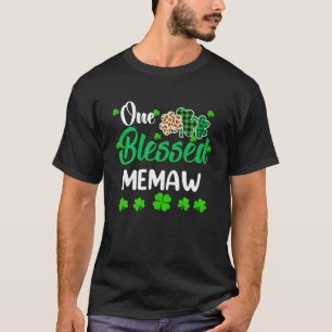 One Lucky Memaw Clover St. Patrick's Day Irish T-Shirt