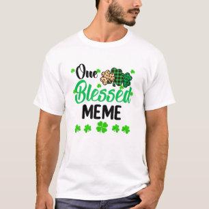 One Lucky Meme Clover St. Patrick's Day Irish T-Shirt