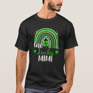 One Lucky Mimi Leopard Print Rainbow St Patrick’ T-Shirt