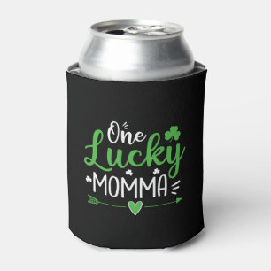 One Lucky Momma St Patric Day Can Cooler